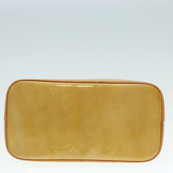 LOUIS VUITTON Monogram Vernis Houston Hand Bag Beige M91004 - Picture 9 of 13